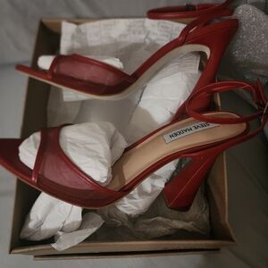 Brand New Steve Madden Red Women's Heels